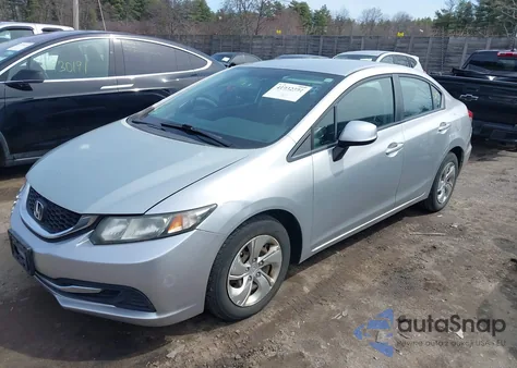 2013 Honda Civic Lx from USA, damaged, VIN 2HGFB2F57DH506303